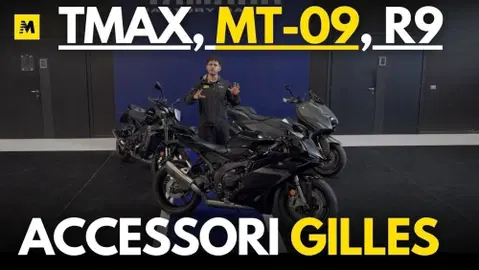 TMAX, MT-09, R9: ecco gli accessori GILLES! Tour MUSEO Yamaha MotoGP