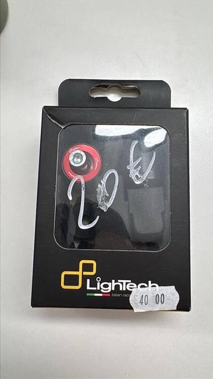 LighTech KTM211ROS Contrappesi Manubrio Rossi (4)