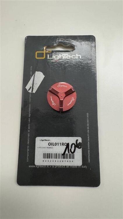 LighTech OIL011RO Tappo Olio M20X2,5 (2)