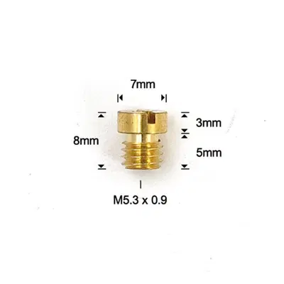 Getto del massimo da 205 per carburatore Keihin CV 