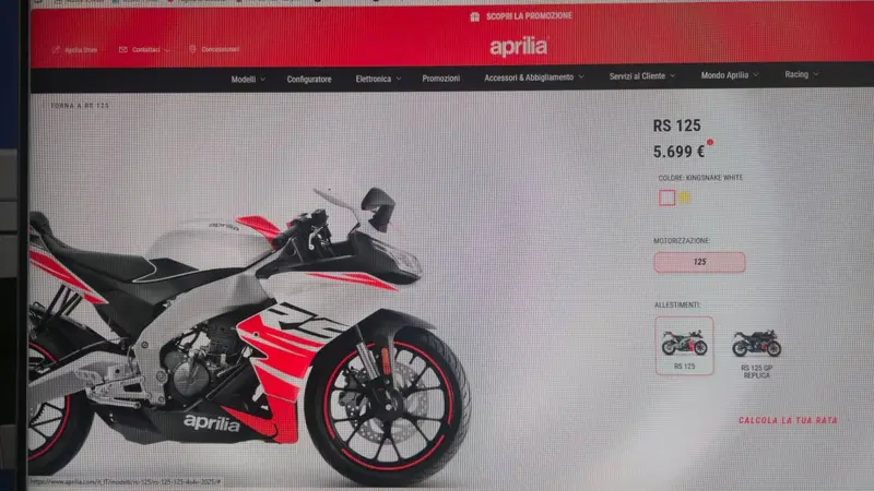 Aprilia RS 125 (2025 - 26)