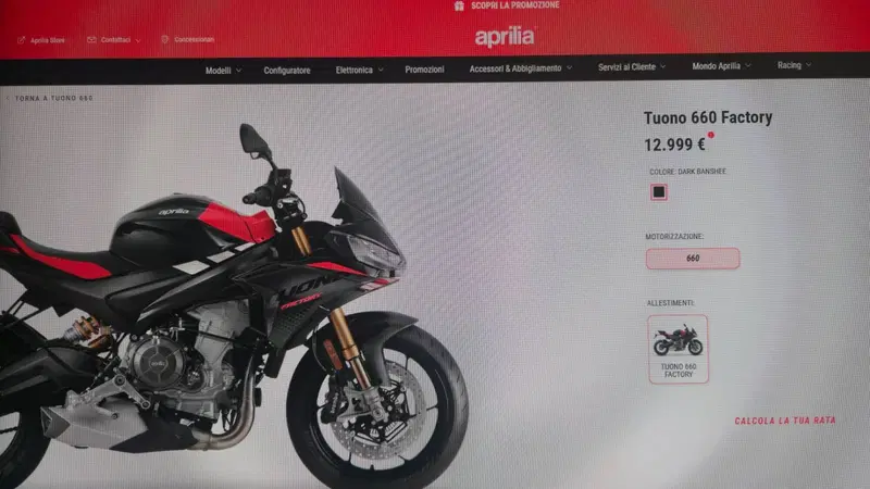 Aprilia Tuono 660 Factory (2025 - 26)
