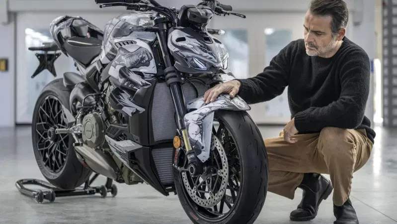 Paolo Troilo: l'artista che trasforma la moto in una tela [VIDEO]