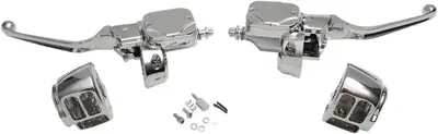 Kit comandi manubrio cromati con frizione idraulic Drag Specialties