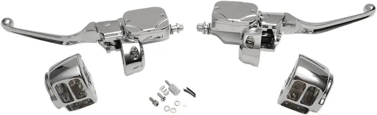 Kit comandi manubrio cromati con frizione idraulic Drag Specialties