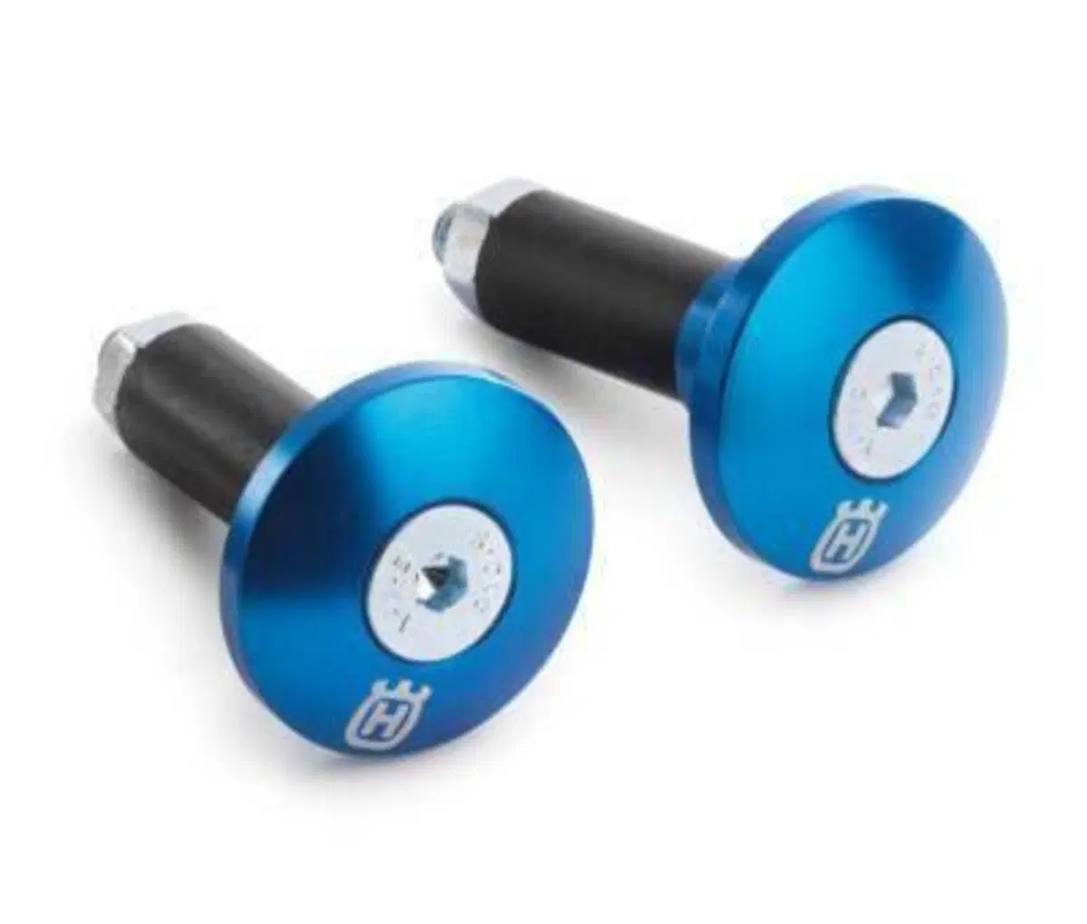 Terminali manubrio Husqvarna anodizzati blu Cod: 2