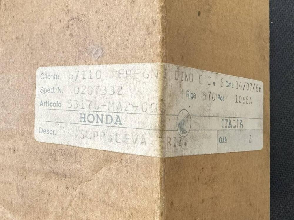 SUPPORTO LEVA FRIZIONE HONDA CBX 1000 (3)