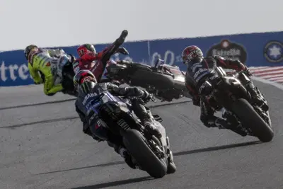 MotoGP 2025. GP del Portogallo. Nicol&ograve; Bulega e la caduta nella Sprint: "Ho frenato in stile Superbike"