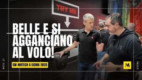 Valigie morbide, impermeabili e che si agganciano al volo! Tutte le novità di SW-Motech ad EICMA 25