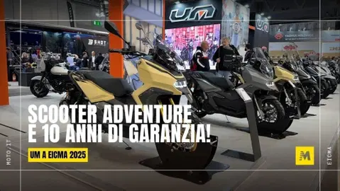 Eicma 2025: le novità di UM Motorcycles, dagli scooter adventure ai 10 anni di garanzia