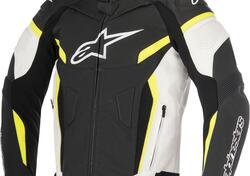 Giacca moto pelle Alpinestars GP PLUS R V2 nero bi