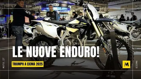 Triumph Off Road a EICMA 2025: svelate le nuove enduro e aggiornamenti sulla 250 Cross