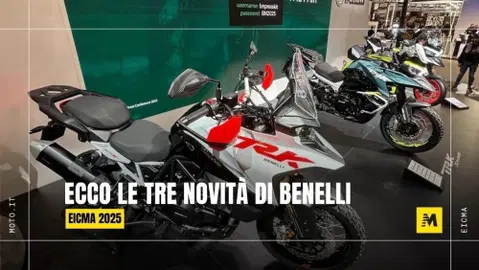 Benelli svela ad EICMA le nuove TRK 902 Explorer e Stradale