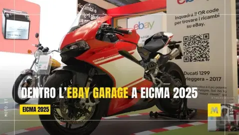 Dentro l’eBay Garage a EICMA 2025 – Dai classici alle super sportive!