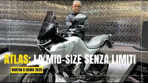 A EICMA 2025 debutta Atlas: la bicilindrica di Norton con la doppia anima