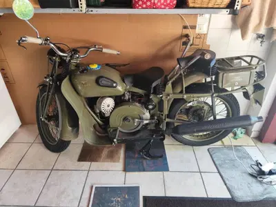 Moto Guzzi Super Alce d'epoca