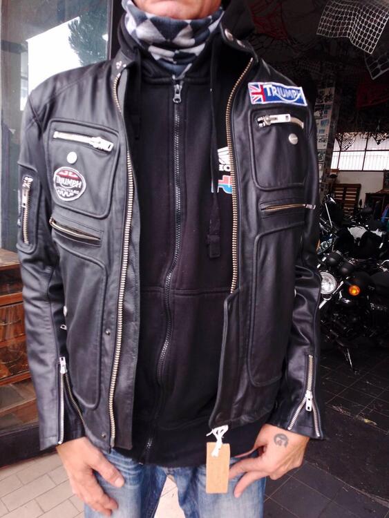 Giacca in pelle Triumph