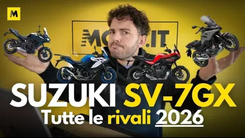 CROSSOVER MEDIE: la Suzuki SV-7GX e le sue RIVALI