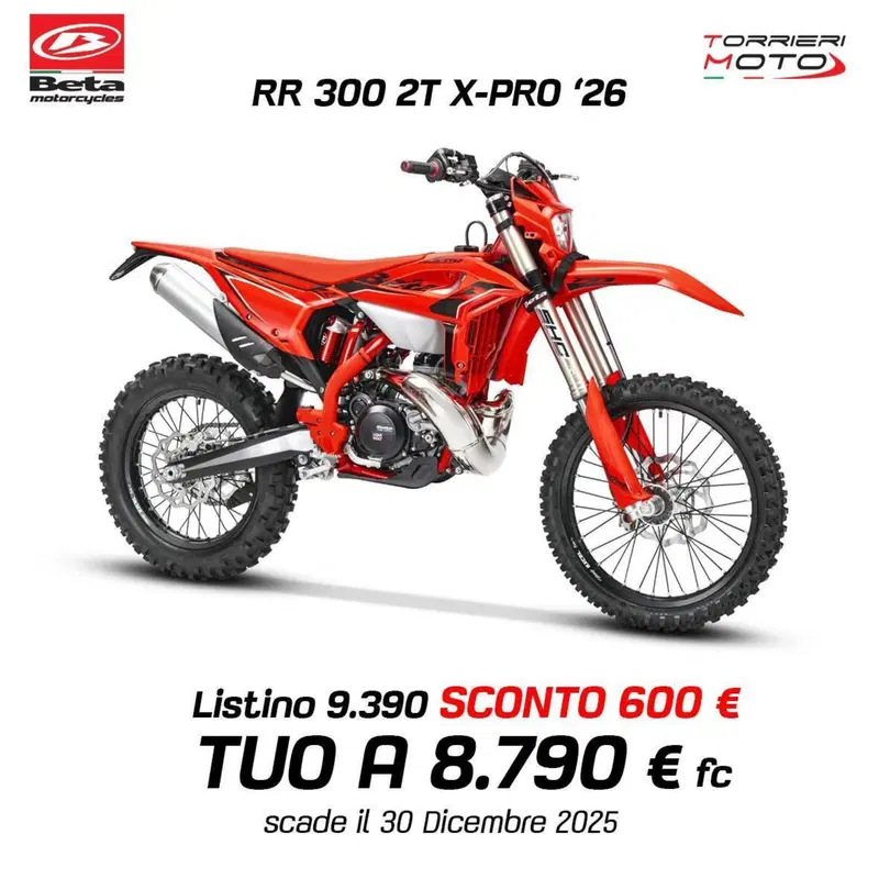 Betamotor RR X-PRO 300 2T Enduro (2026)