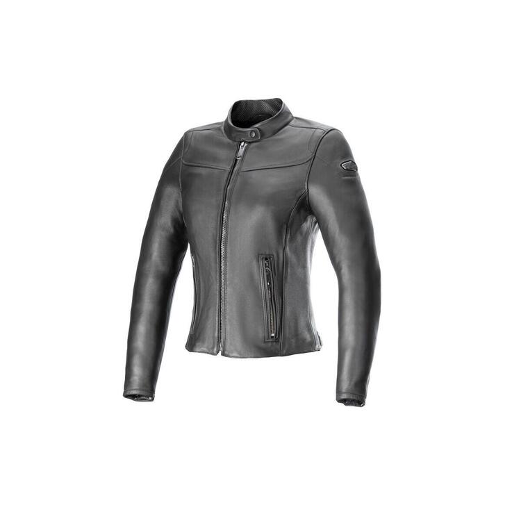 Giacca moto donna pelle Alpinestars TORY WOMEN Ner