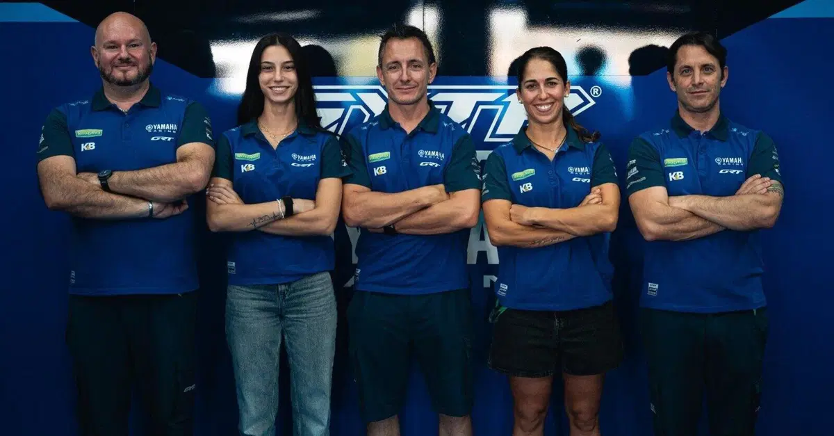SBK. Maria Herrera con il Terra&amp;Vita GRT Yamaha WorldWCR Team