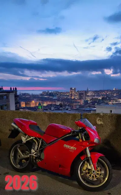 Ducati 748 iscritta Asi 100% originale d'epoca