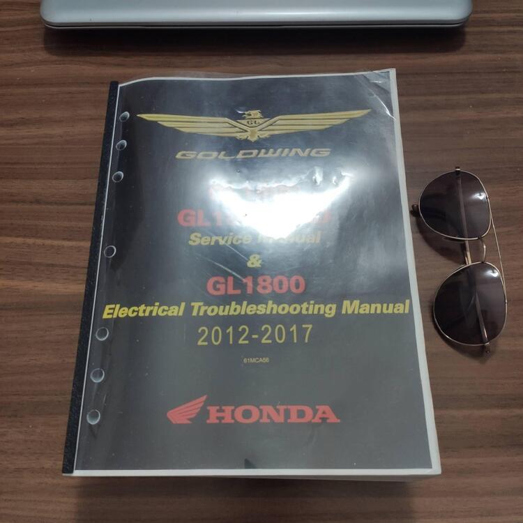 MANUALE D'OFFICINA HONDA GL1800 2012 2017