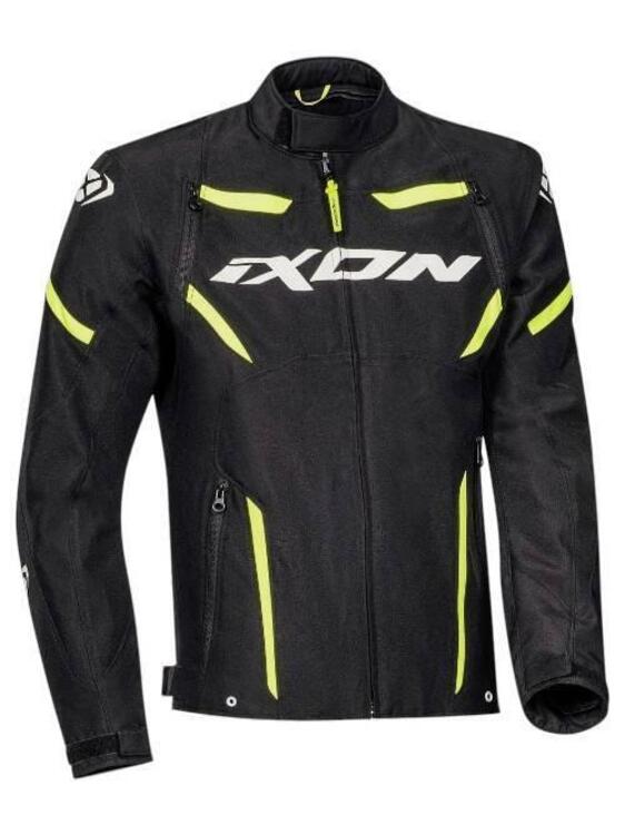Giubbotto IXON mod. Striker nero/giallo fluo