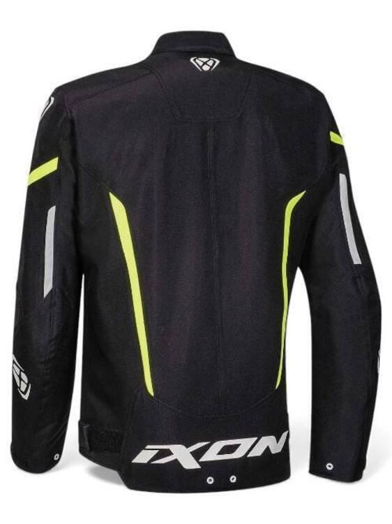 Giubbotto IXON mod. Striker nero/giallo fluo (2)