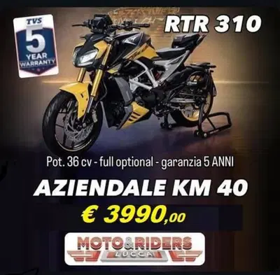 TVS Motor RTR 310 (2024 - 26) nuova