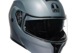 Casco Modulare AGV Streetmodular Mono Argento Opac
