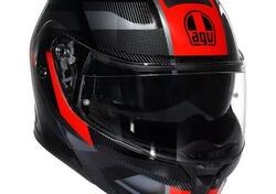 Casco Modulare AGV Streetmodular Ledro Nero Rosso