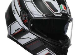 Casco Integrale AGV K3 Rivia Nero Bianco Opaco