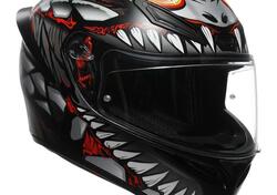 Casco Integrale AGV K1 S Lyzard Opaco Nero Grigio