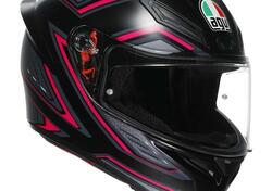 Casco Integrale AGV K1 S Sling Opaco Nero Rosa