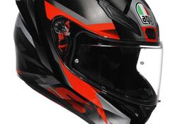 Casco Integrale AGV K1 S Fastlap Nero Grigio Rosso