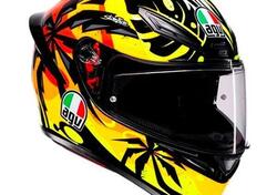 Casco Integrale AGV K1 S Tropicrush Nero Arancione