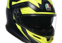 Casco Integrale AGV K7 Glimpse Opaco Nero Giallo F