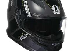 Casco Integrale AGV K7 Kyber Opaco Grigio Giallo F
