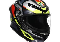 Casco Integrale AGV K6 S Erazer Nero Rosso Giallo
