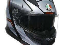 Casco Integrale AGV K7 Jaeger Nero Argento In Fibr