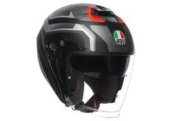Casco Jet AGV Irides Zurigo Nero Opaco Grigio