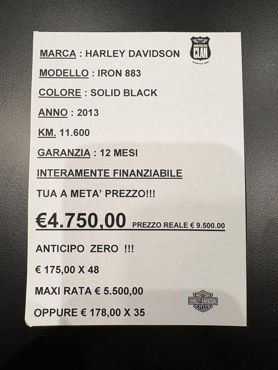 Harley-Davidson 883 Iron (2012 - 14) - XL 883N (2)