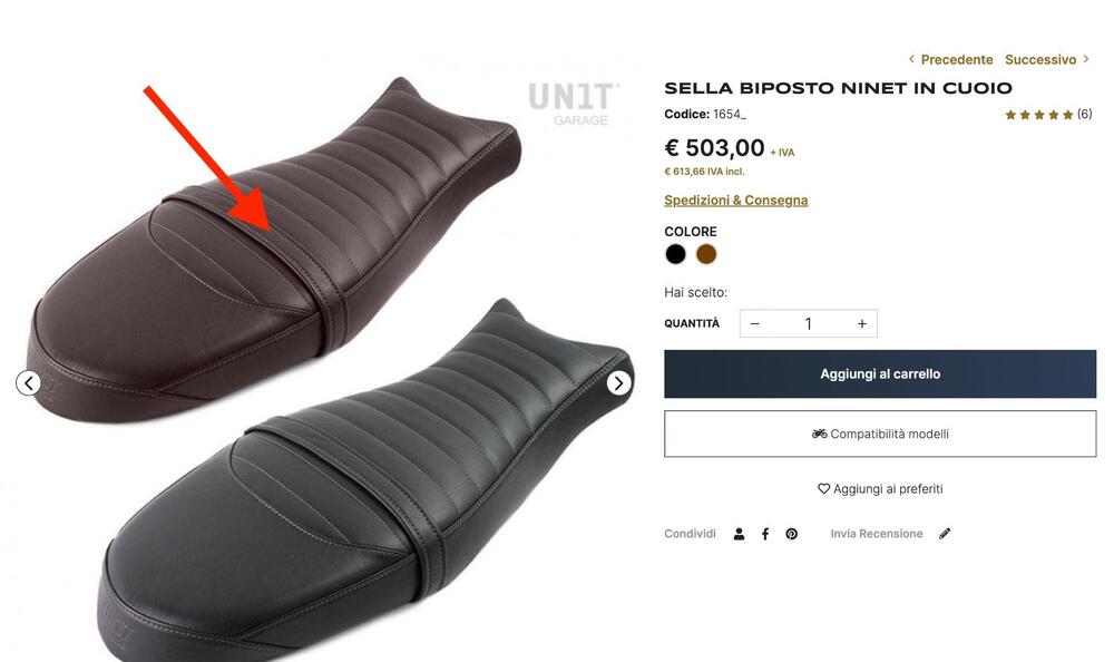 Unit Garage sella pelle x Bmw Ninet scrambler (4)