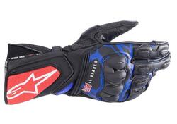 Guanti moto estivo Alpinestars SP-8 V3 Monster blu