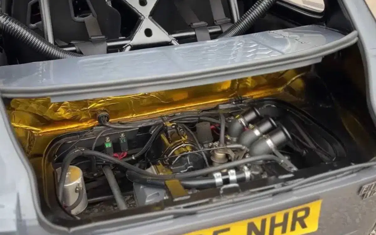 Elaborazioni estreme: Una Fiat 126 con motore BMW K75  (2)