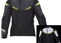 Giacca moto touring Macna Myth WP Night Eye nero g