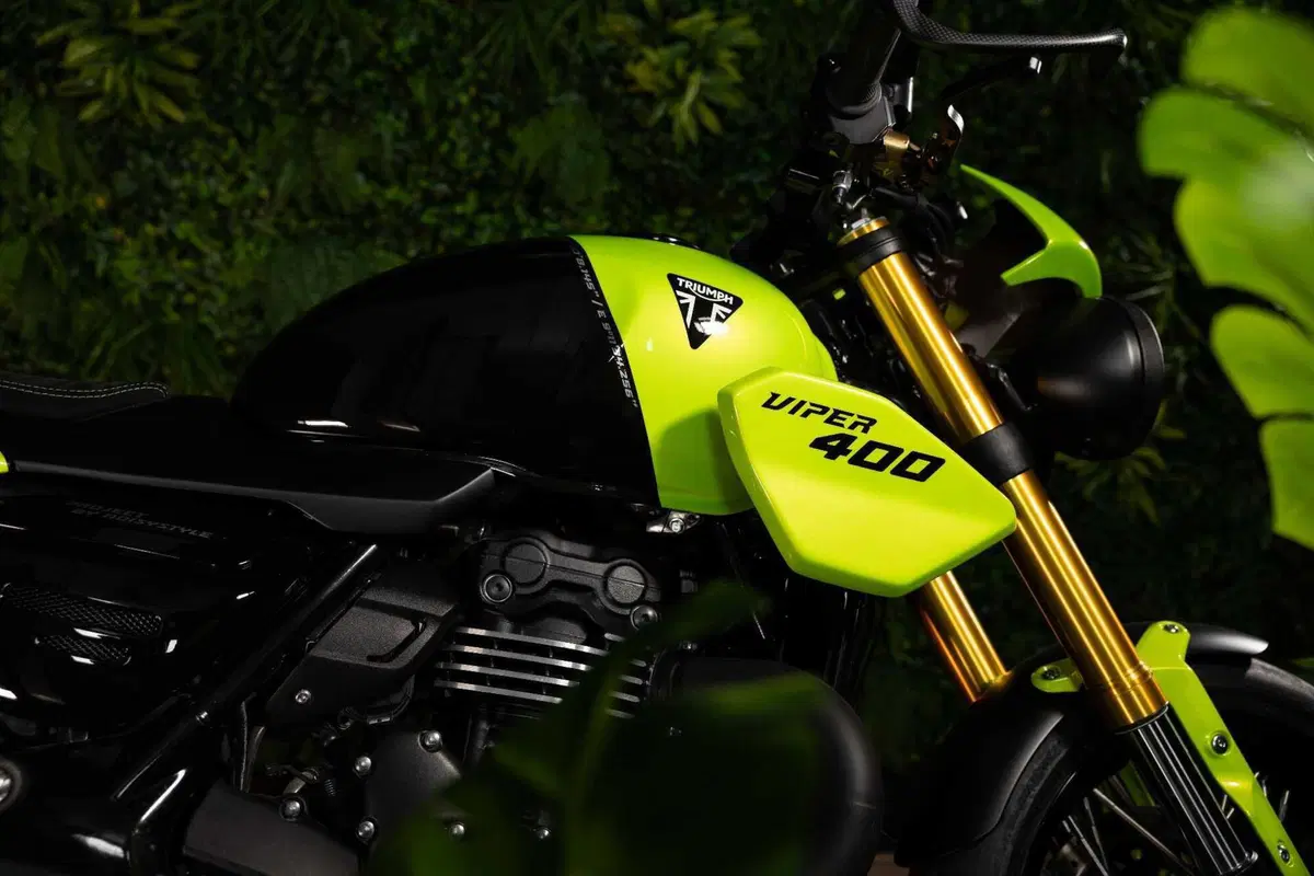 Triumph Italia mette all’asta la Viper 400 per sostenere Save the Children (2)