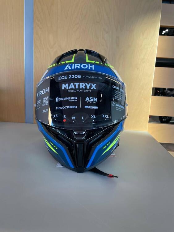 MATRIX RIDER BLUE GLOSS Airoh