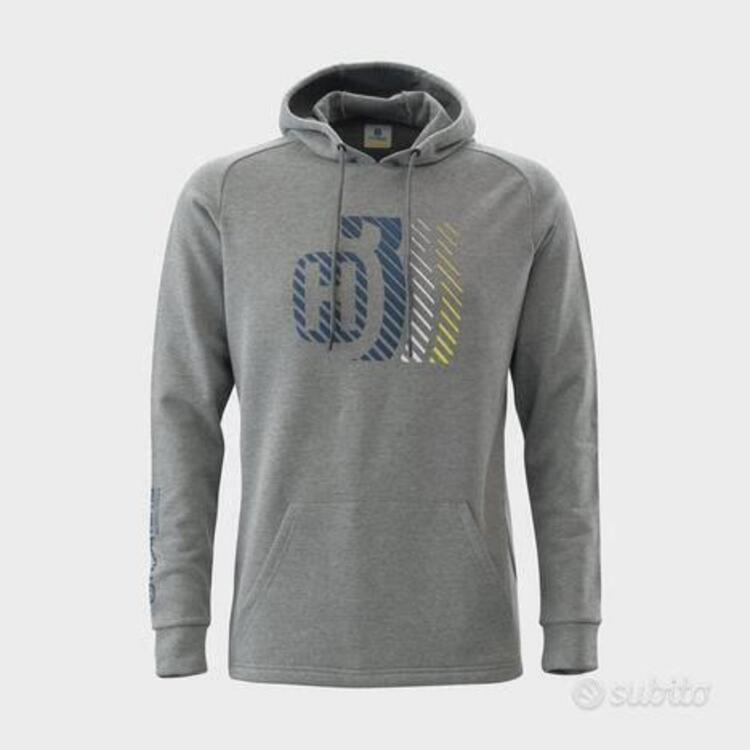 Felpa Husqvarna Remote Hoodie Grey Cod:3HS21003820